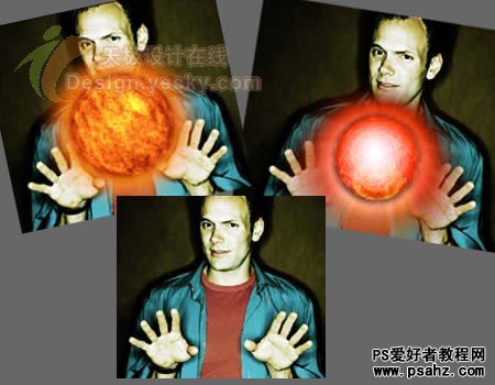 photoshop滤镜制作巫师手中的火球特效图片教程