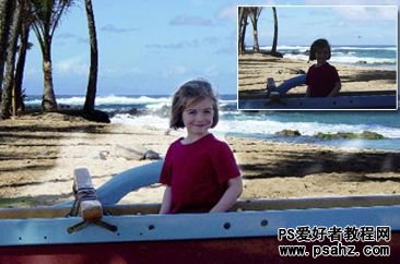 photoshop照片清晰化处理教程：修复儿童逆光照