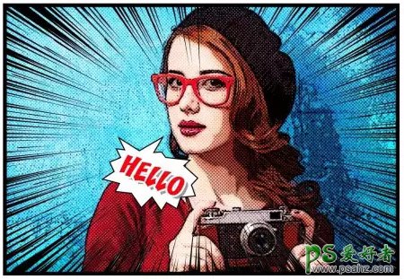 PS滤镜特效教程：利用滤镜工具把人物照片制作成超酷的漫画效果