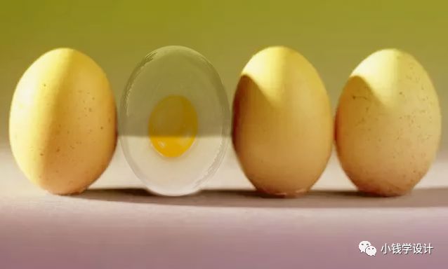 利用PS合成技术创意打造一颗透明的玻璃鸡蛋。