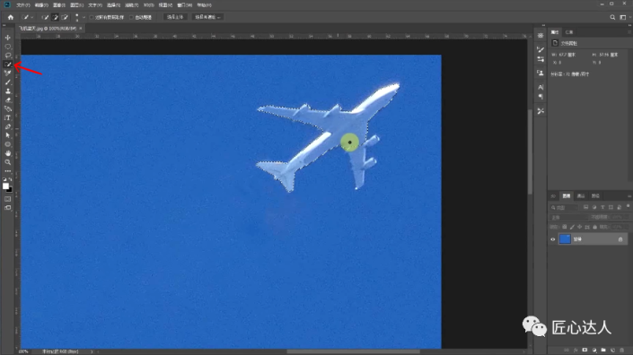 Photoshop创意合成天空中的气泡大飞机,看着非常的壮观。