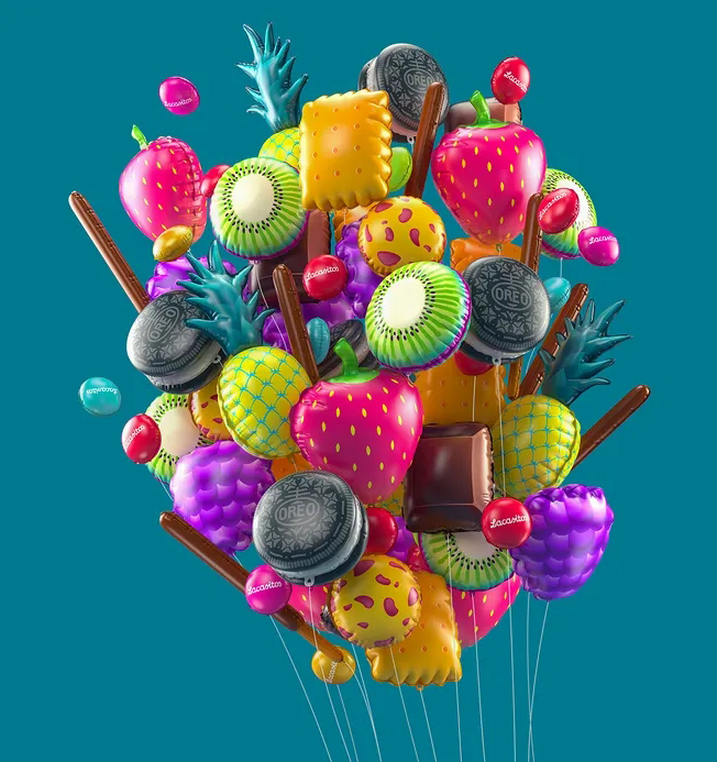 PS手绘一个色彩鲜艳的棒棒糖,简单逼真的棒棒糖素材图。