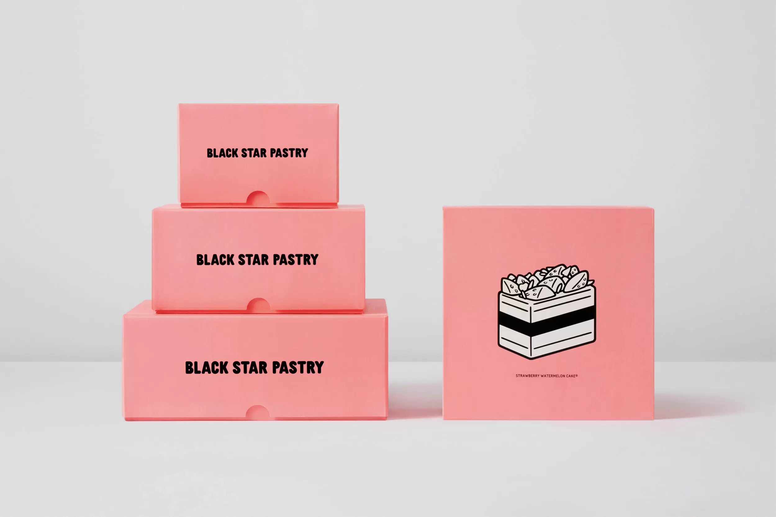 网红蛋糕品牌形象设计,精美的甜品店创新设计。