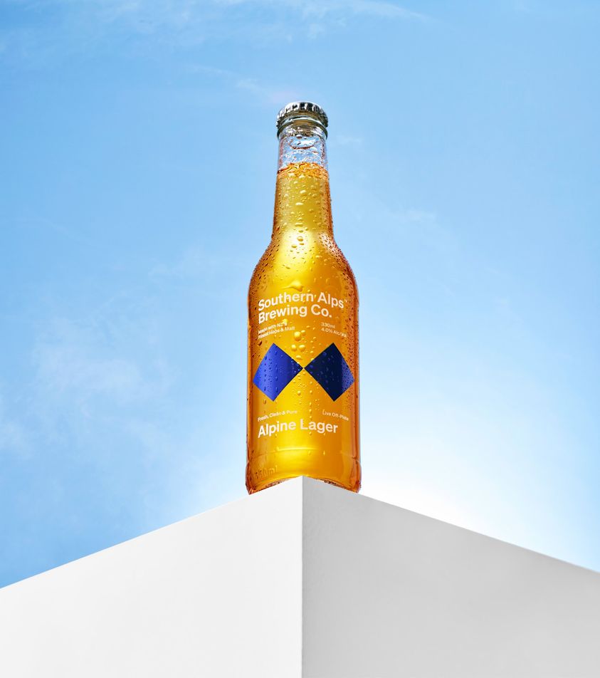 啤酒品牌视觉设计作品,清爽的优质贮藏啤酒。