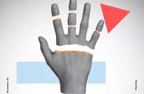PS抽象合成实例：创意打造分割效果的手掌“剁手”的创意照片。