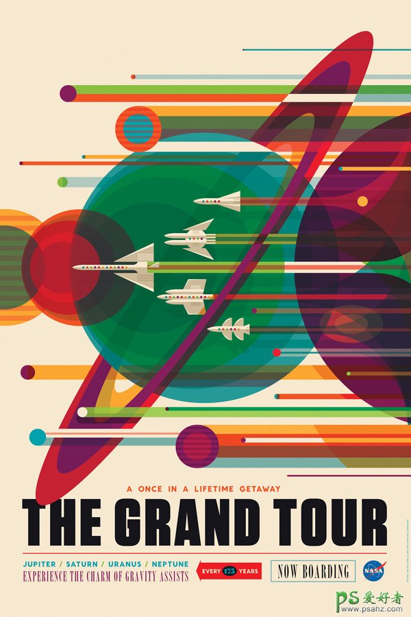 精挑细选的国外海报设计,NASA最新海报设计赏析。